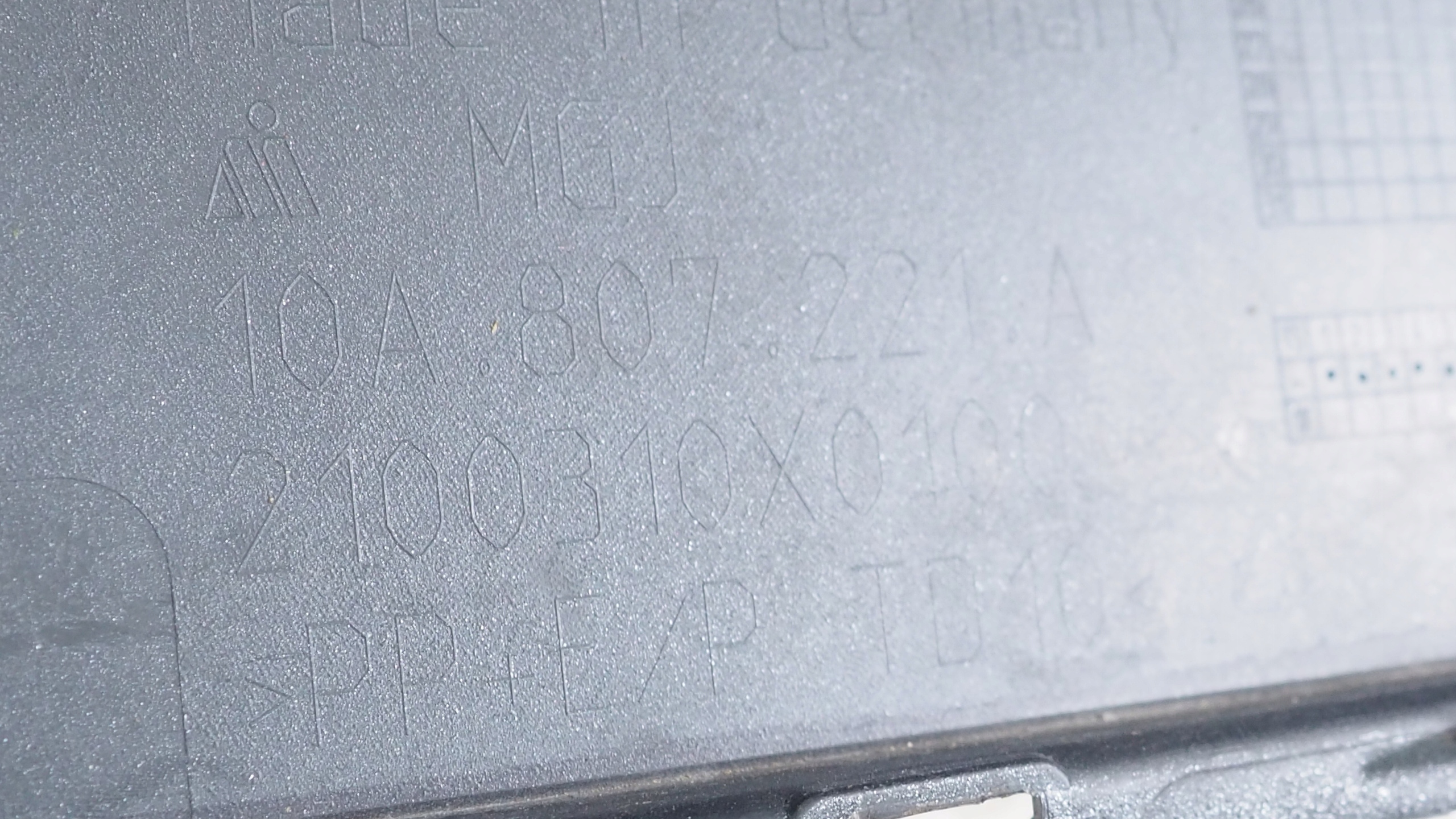 VW ID3 lift nárazník předek přední 10A807221A