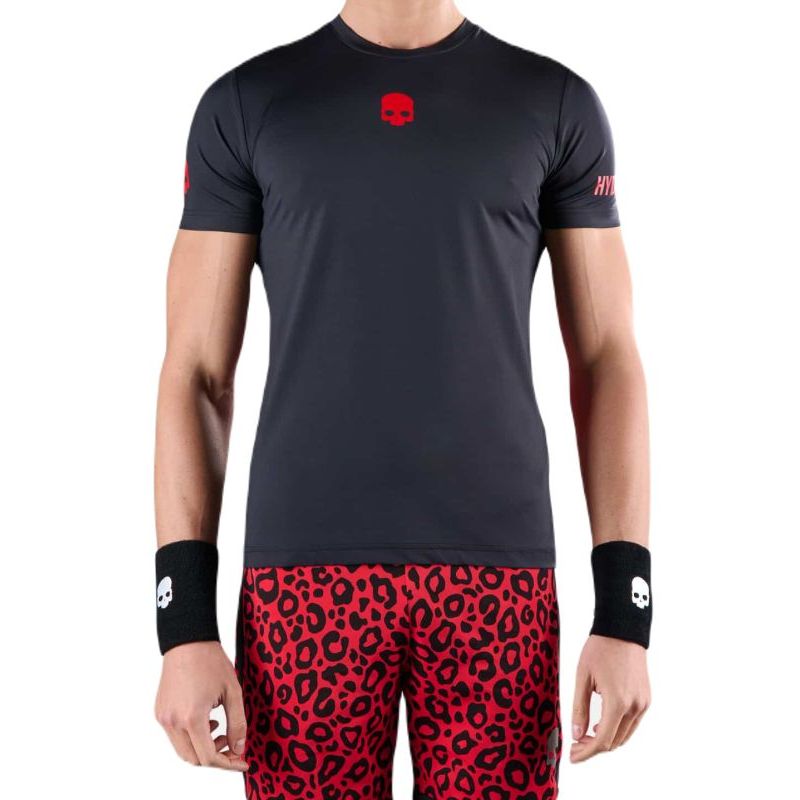Tričko Hydrogen Panther Tech Tee Men Black/red L
