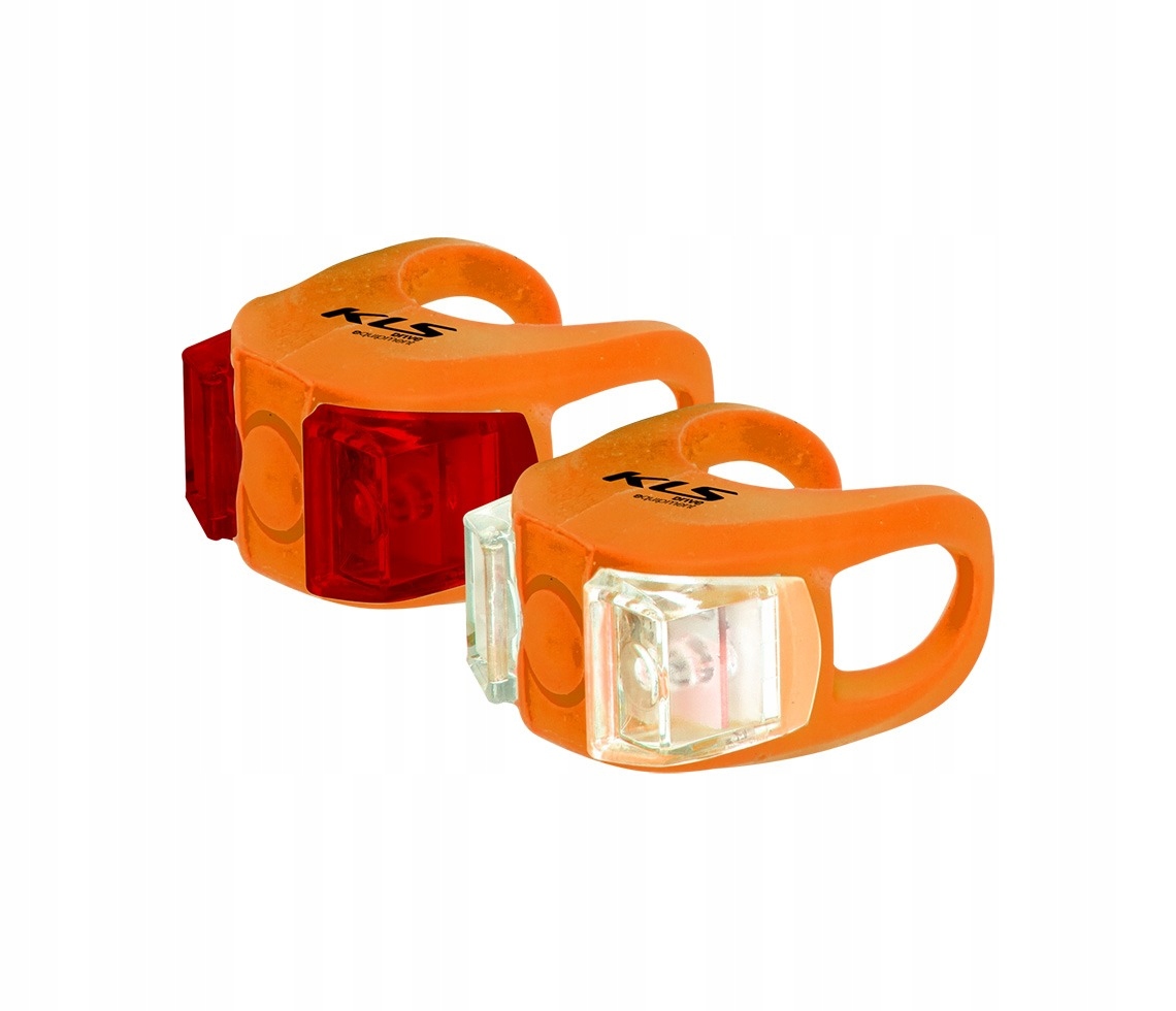 Zestaw lamp przód + tył KELLYS TWINS Silikonowe zi Model 00