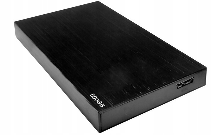 DYSK ZEWNĘTRZNY 500GB PRZENOŚNY PAMIĘĆ USB 3.0 HDD CZARNY PENDRIVE