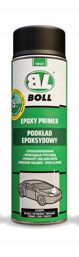 Podkład Epoksydowy Spray Czarny Lakier 500 ML