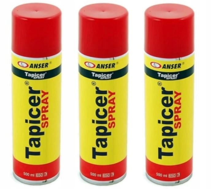 

Klej tapicerski w sprayu Tapicer Anser 500ml 3X