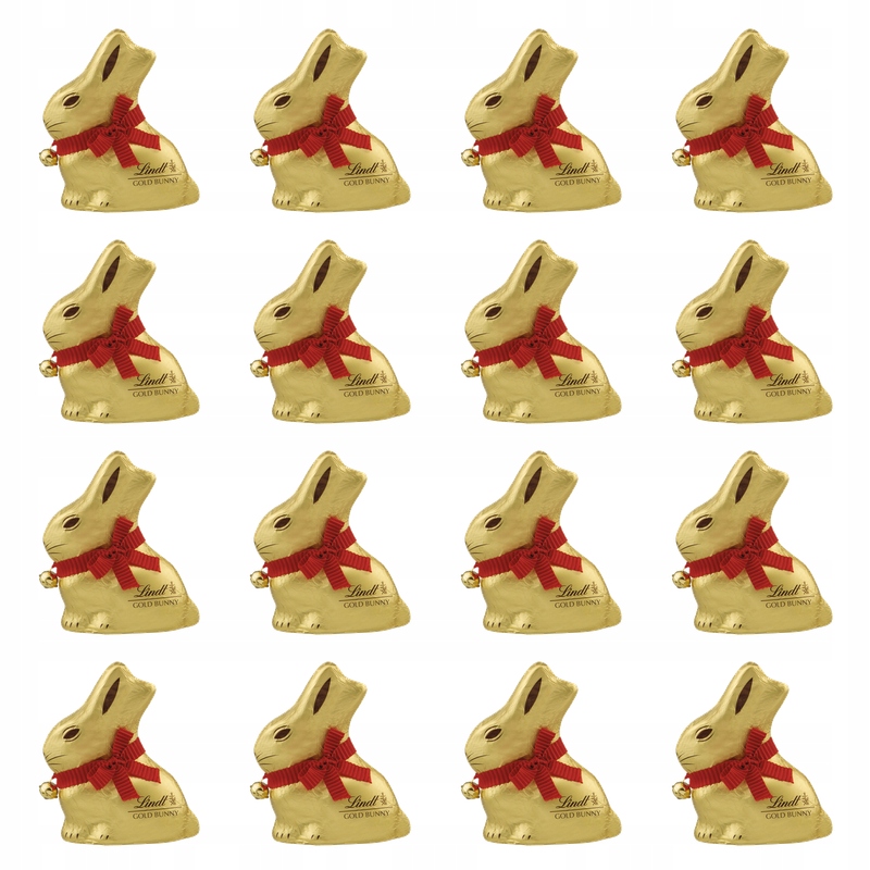 Lindt Gold Bunny Milk 100 g X16
