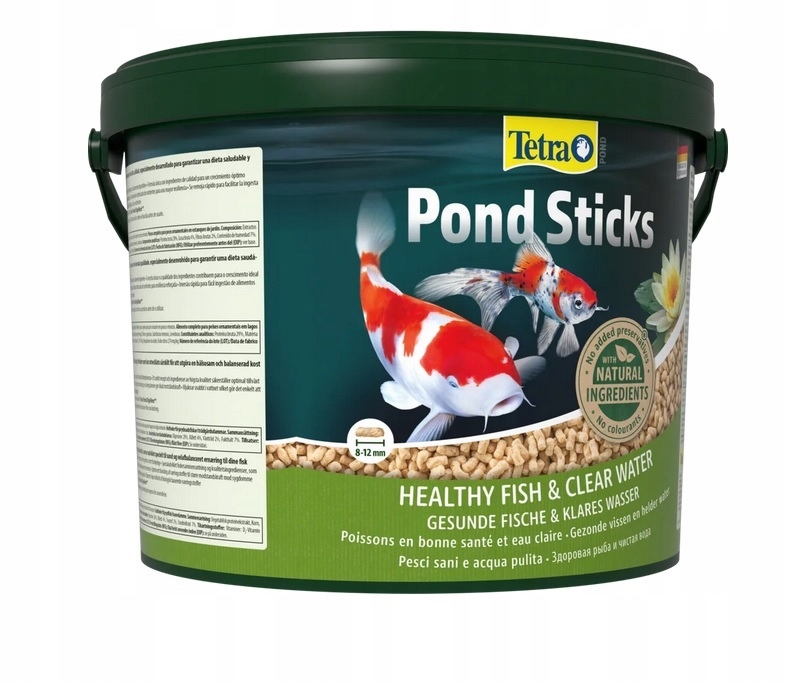 TETRA POND STICKS 10L POKARM DLA RYB KOI OCZKO WOD