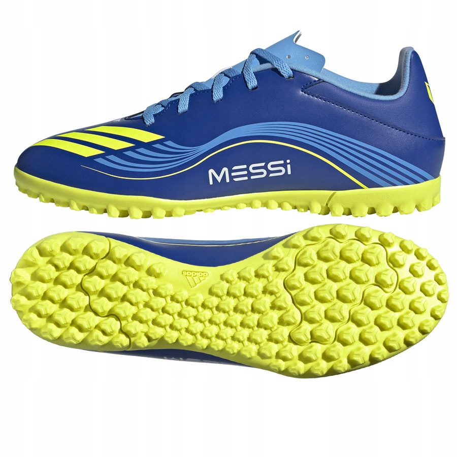 Boty adidas F50 Messi Club Tf JQ6614 modré 44