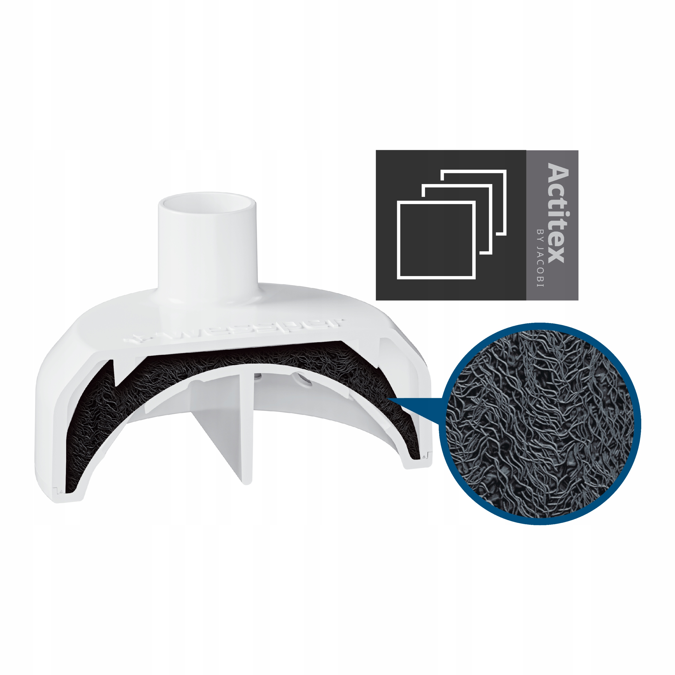 2x Dysk Wessper Actitex Disc do butelka tritanowa na wodę Wessper 500ml Marka Wessper