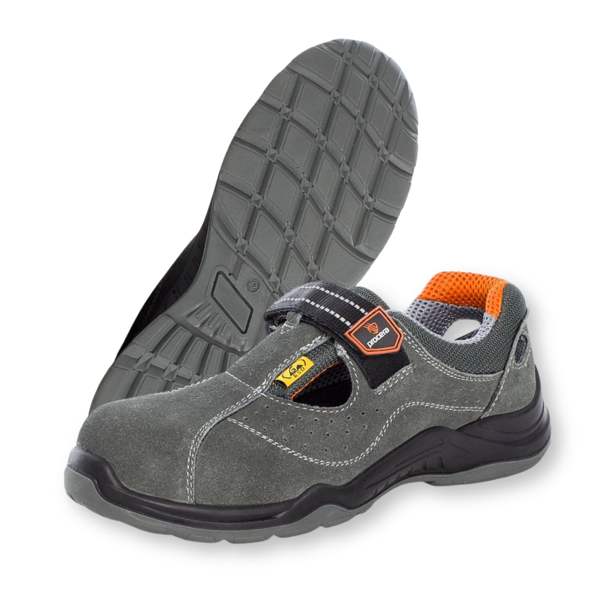 Buty robocze Sandały Bezpieczne Lupo S1 Esd Src Z Podnoskiem, rozmiar 42