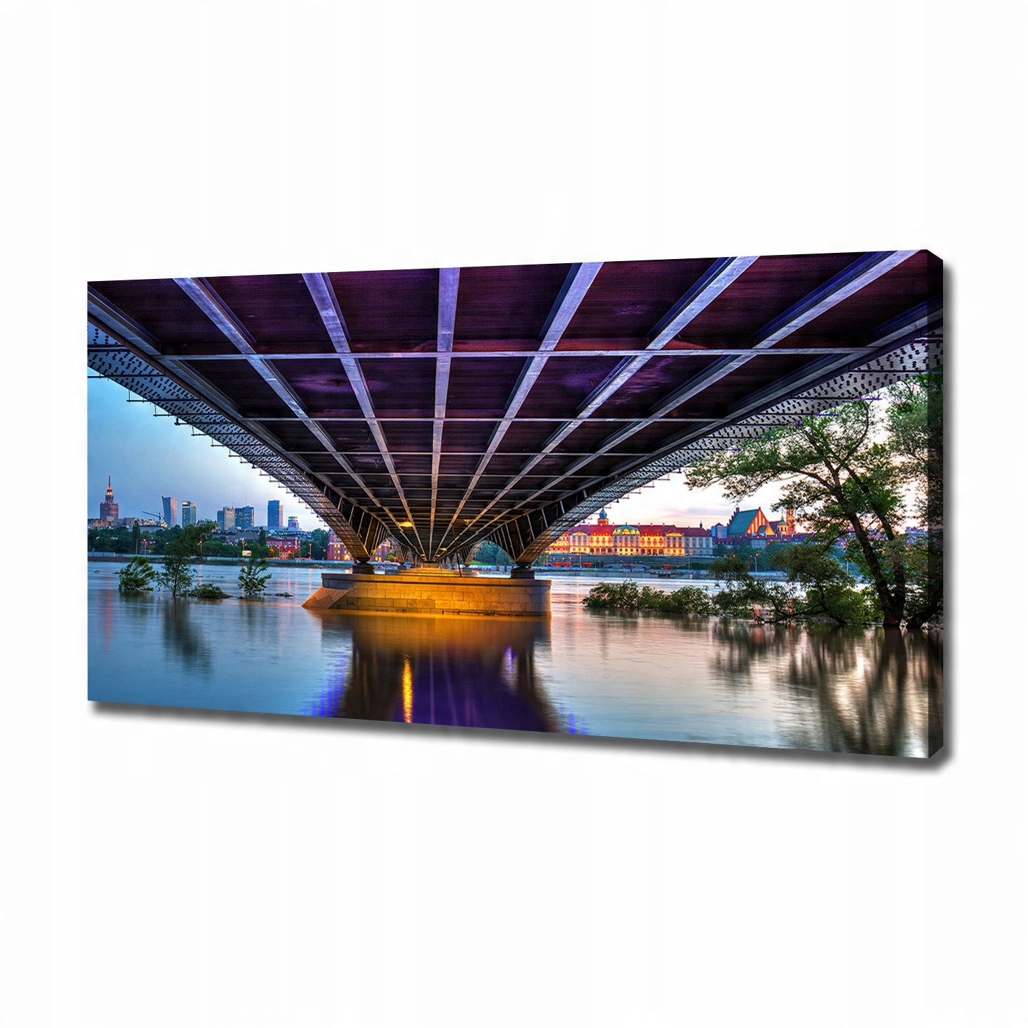 

Foto obraz na płótnie Most w Warszawie 120x60 cm