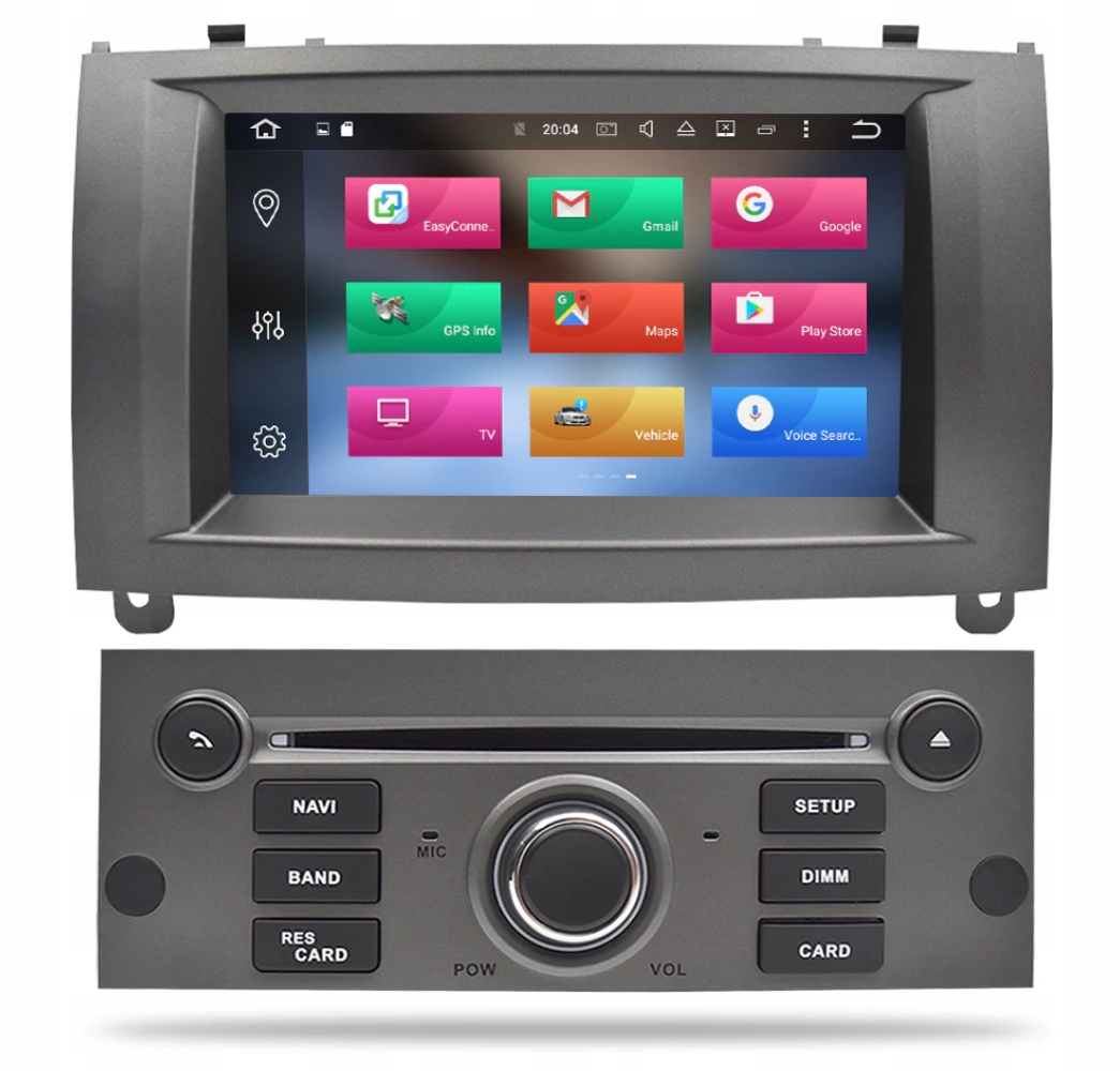 RADIO ANDROID Peugeot 407 2004-2010 2/16GB 4core