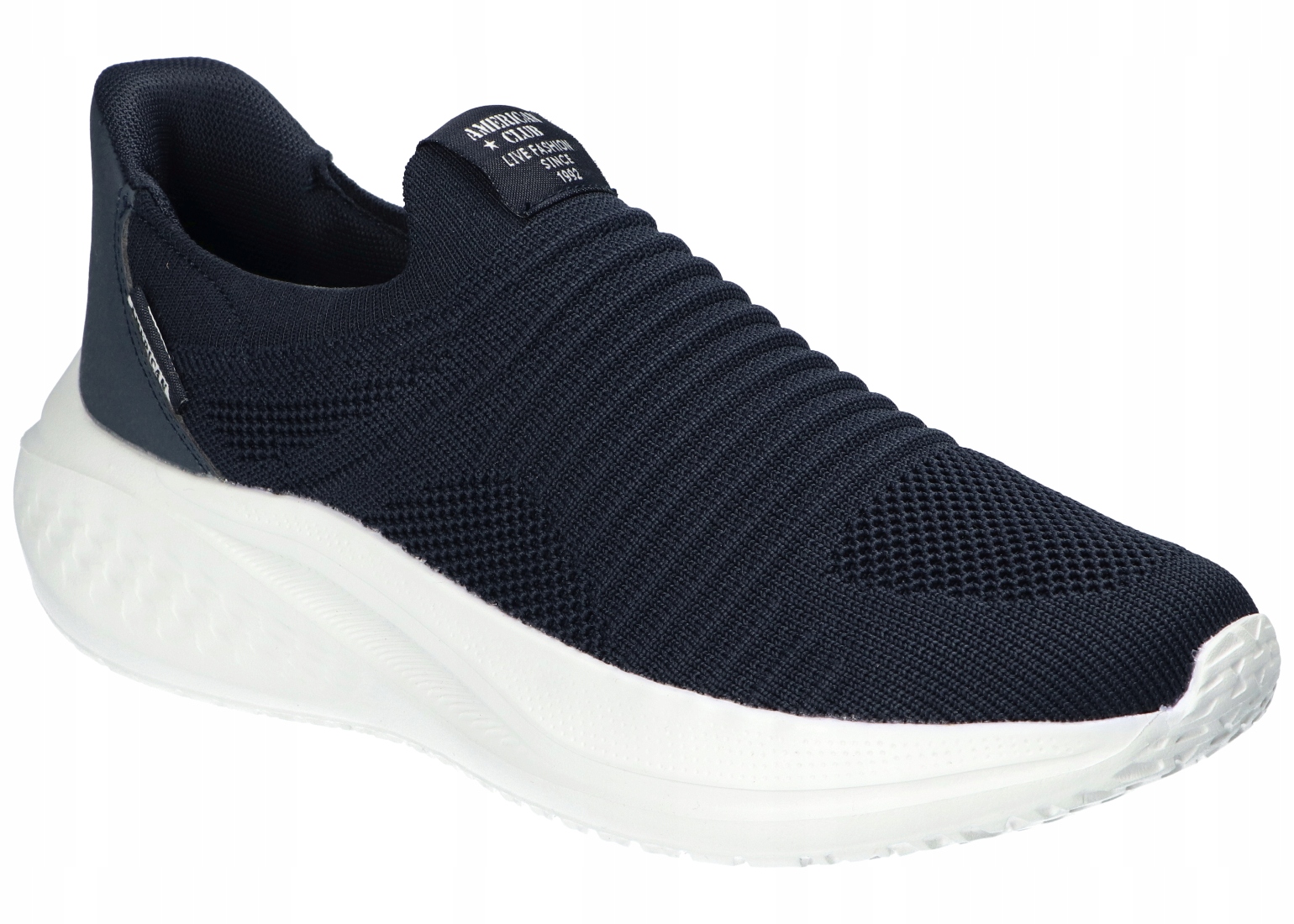 American Club AA56 Originální Tenisky Sportovní Boty Nazouvací Tmavě Modré 40