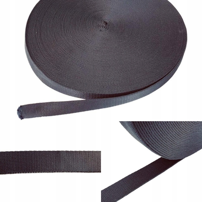 Taśma Nośna Polipropylenowa 35mm/2mm 5mb czarny