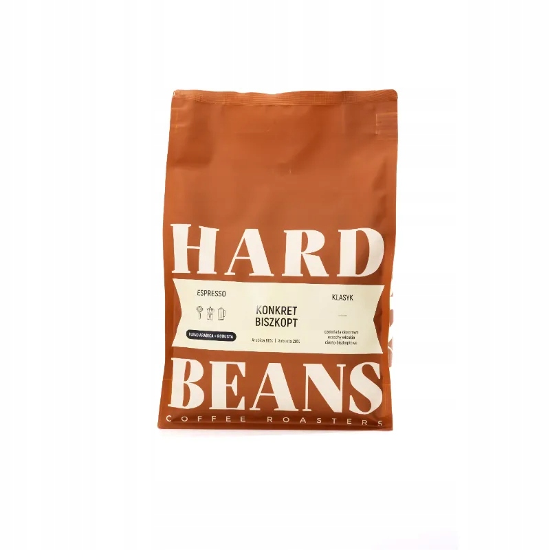 Hard Beans kawa ziarnista Konkret Biszkopt Espresso 1kg