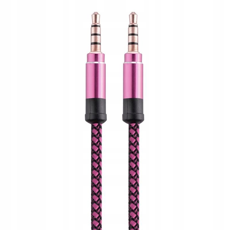 

Kabel Audio Aux Mini Jack 3,5MM Oplot 4-pol 1.5m