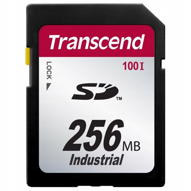Transcend 256MB SD220I průmyslová paměťová karta, 22MB/s R,20MB/s W, černá