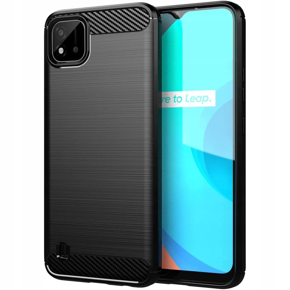 

Etui do Realme C11 2021 Karbon Pancerne Szkło