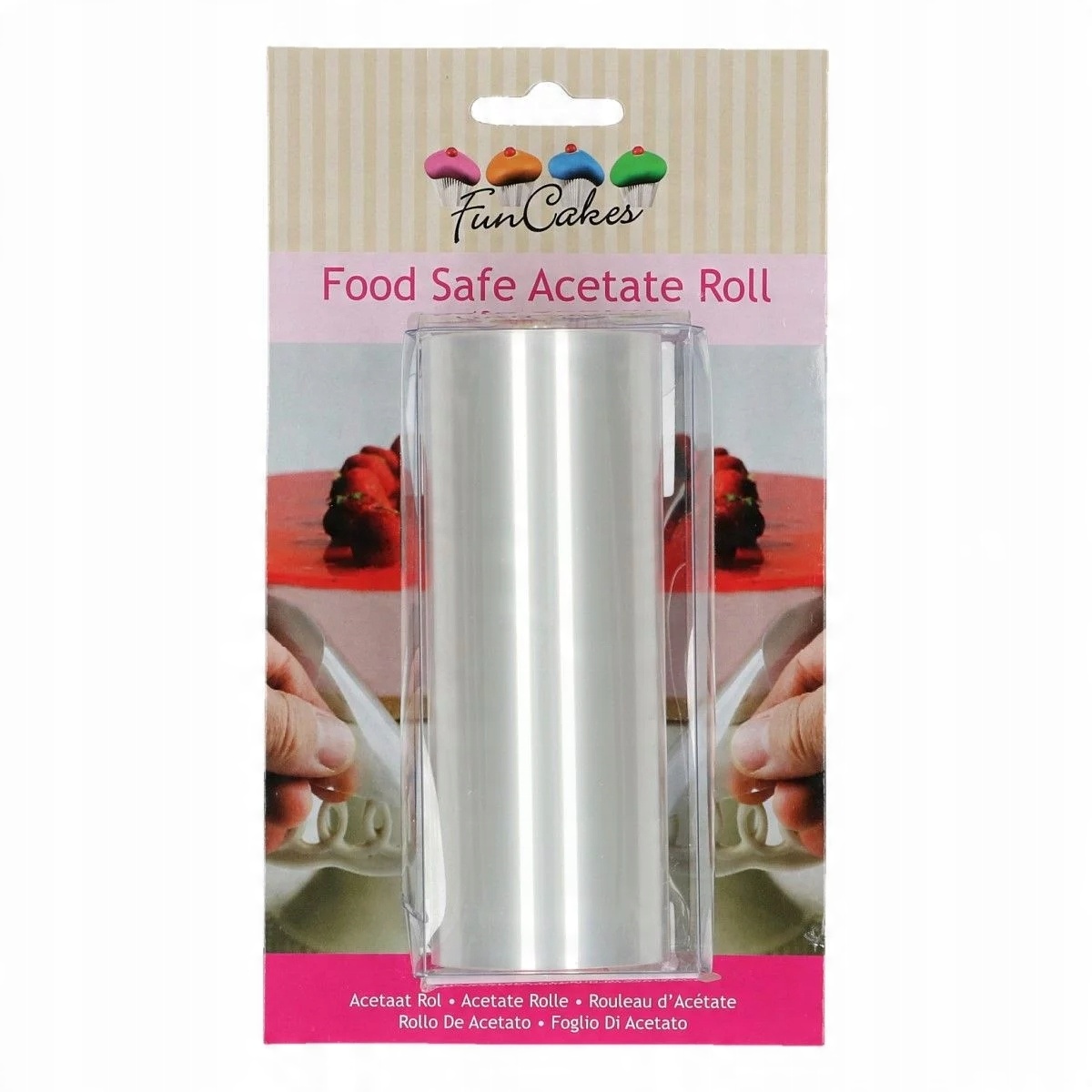 

Funcakes Folia rantowa cukiernicza 12 cm x 20 m