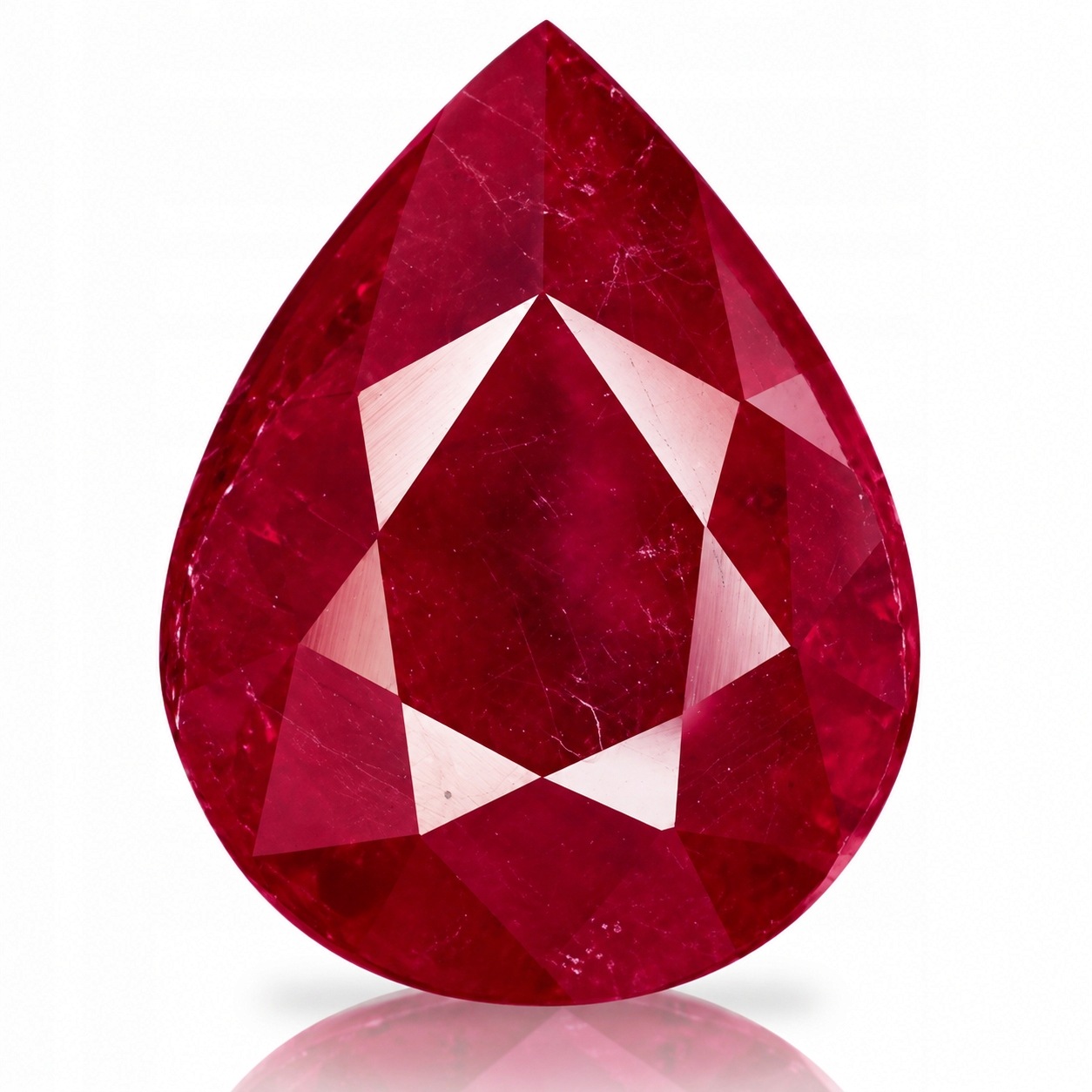 Přírodní Rubín 11.35 ct Lžička Mosambik certifikát Wbd