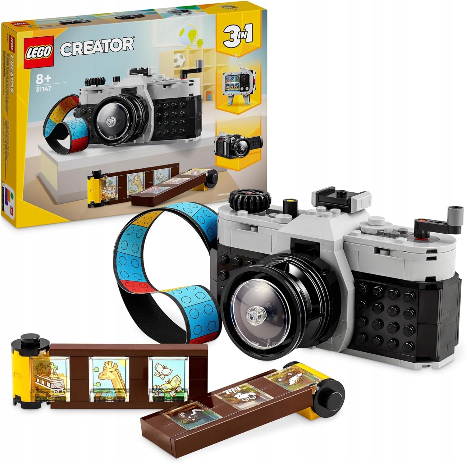 Lego Creator 3V1 Fotoaparát V Retro Stylu, Kreativní Hračka
