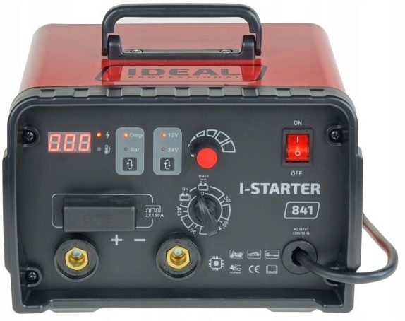 PROSTOWNIK 12V 24V SAMOCHODOWY Z ROZRUCHEM ŁADOWARKA AKUMULATORÓW 80A IDEAL Kod producenta PROSTOWNIK I-STARTER 841