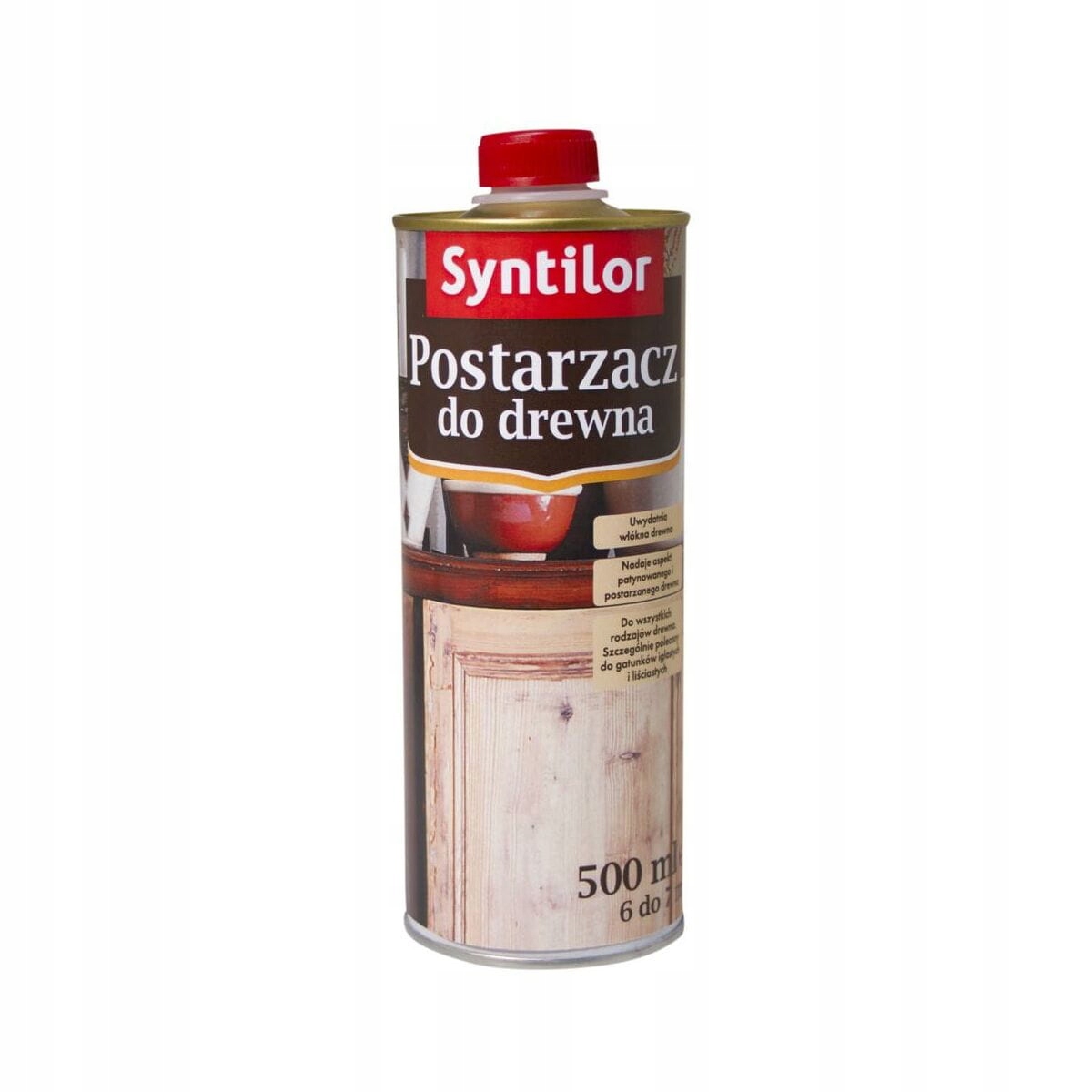 Postarzacz do drewna 0.5 l Spalona ziemia SYNTILOR
