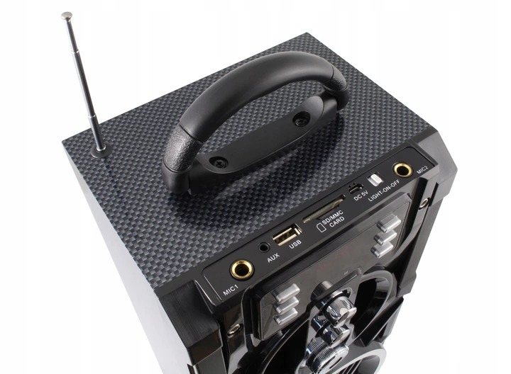 Boombox karaoke MT3150 MP3 FM Bluetooth Media-tec Szerokość produktu 20 cm