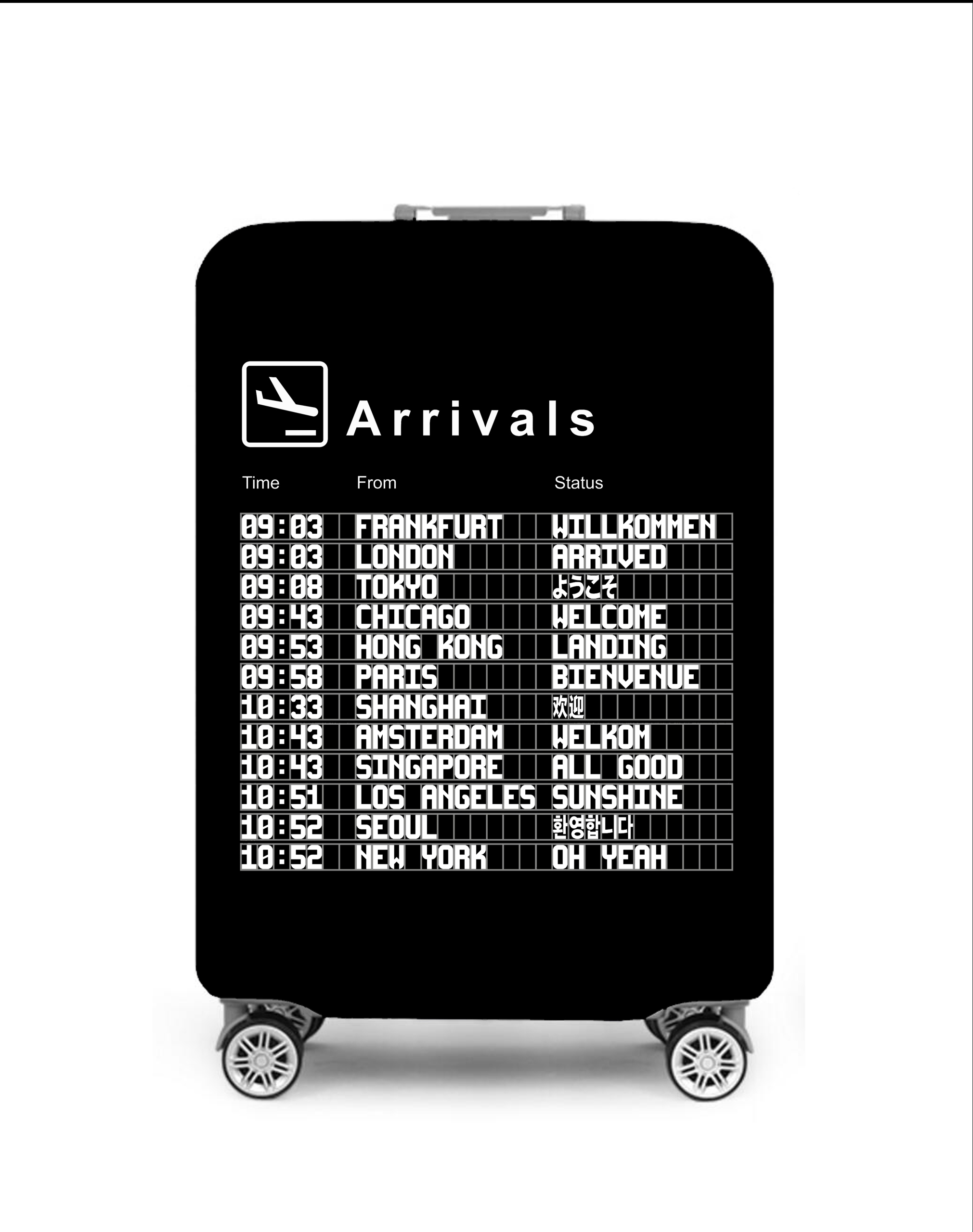 Ochronny Pokrowiec Na Walizkę rozmiar L Arrivals