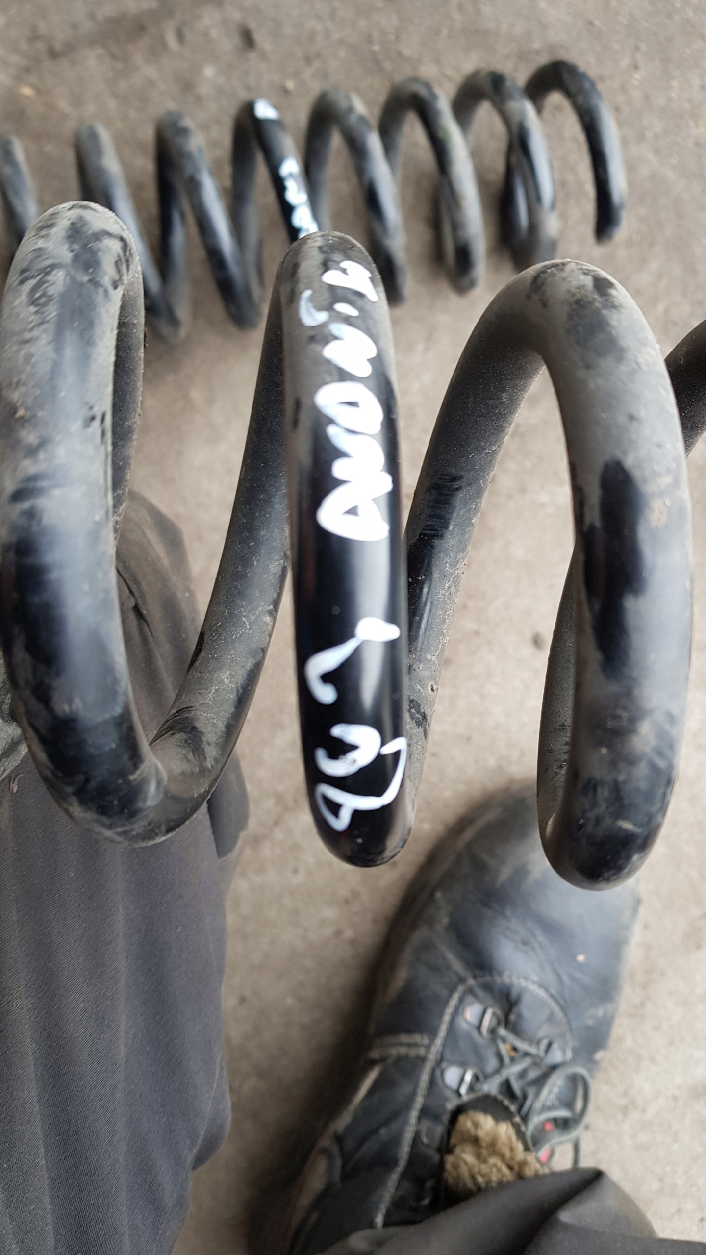 MERCEDES W209 spring rear part left right springing