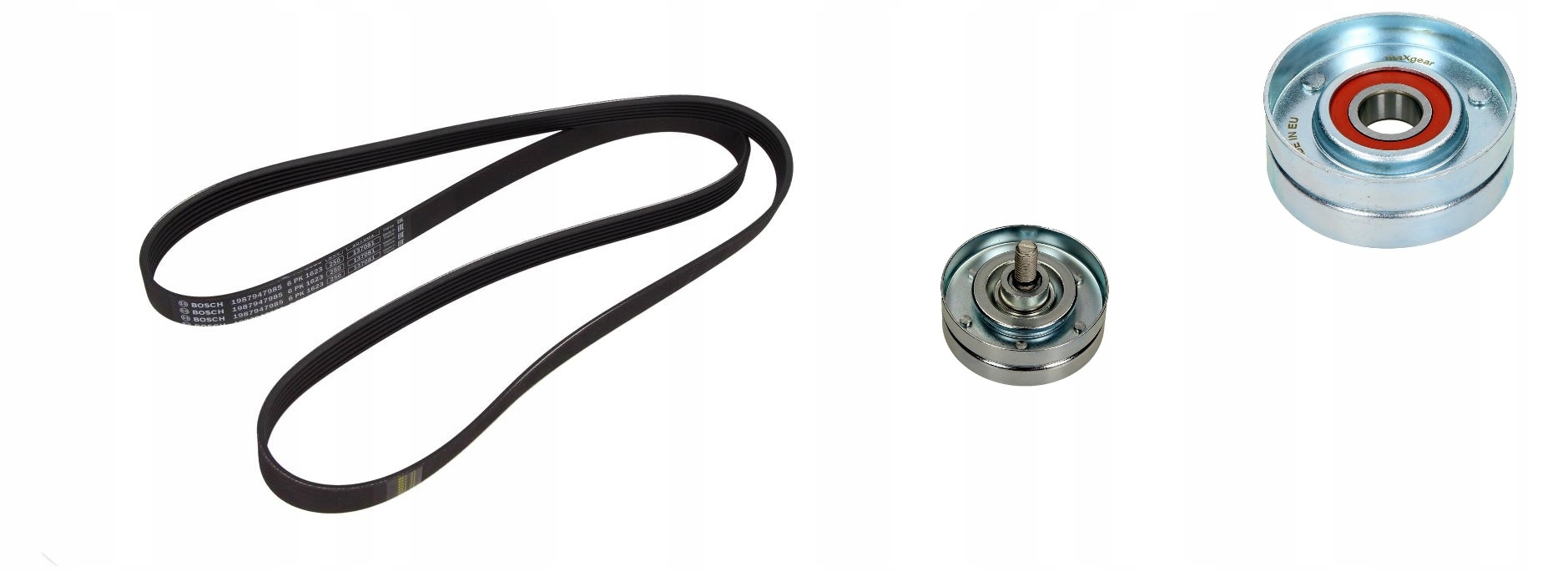 OP540593M - РЕМІНЬ + РОЛИКИ OPEL ASTRA H 1,7 CDTI