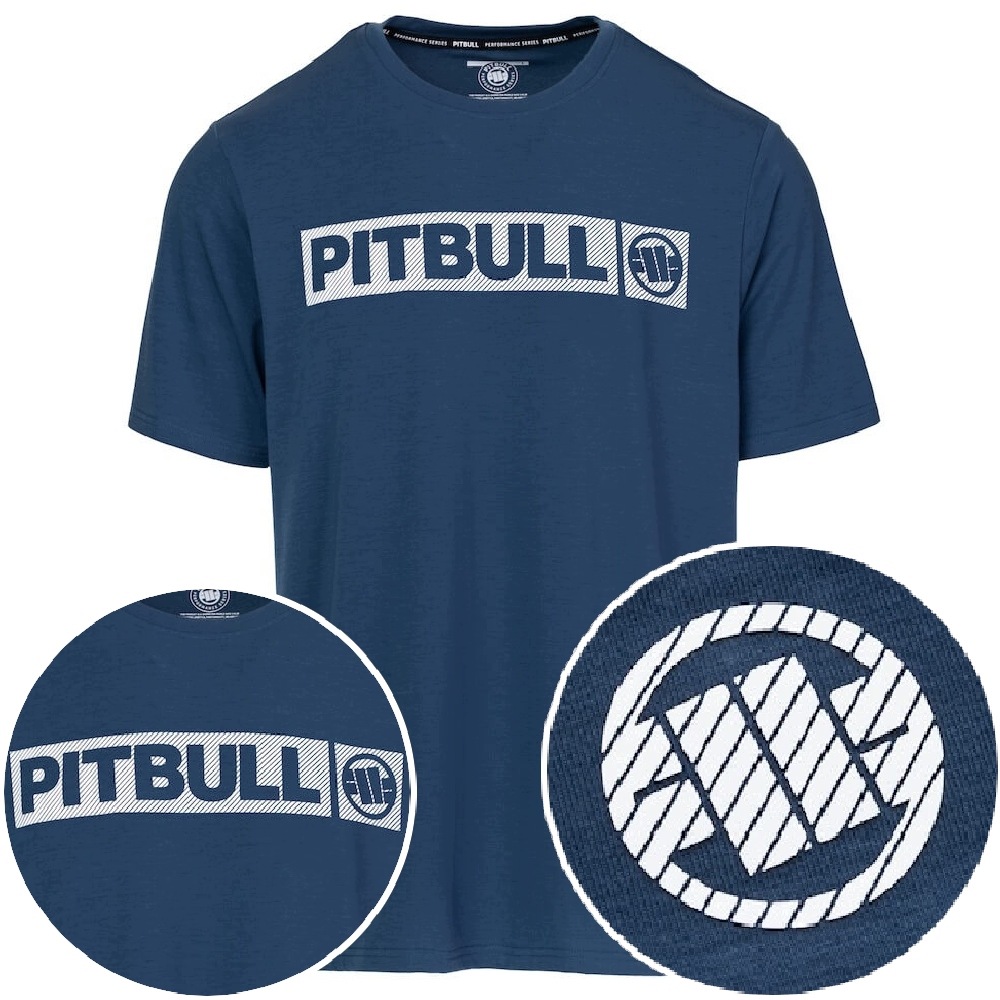 Męska Koszulka Pit Bull Casual Sport Techniczna Sportowa Oddychająca_M