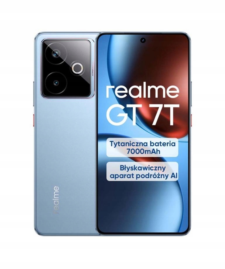 Smartfón realme Gt 7T 12/512GB 5G Oled Nfc Dual Sim Modrý IceSense Blue
