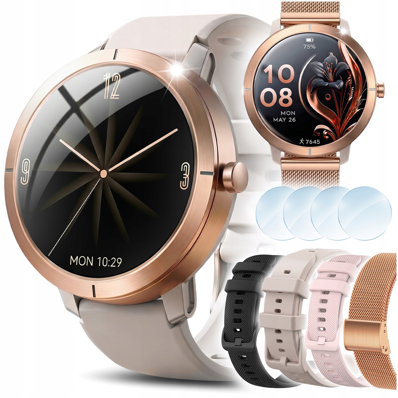 Női Okosóra Vízálló Karóra Menü Pl Gps Amoled Puls Sport 4 Szíj