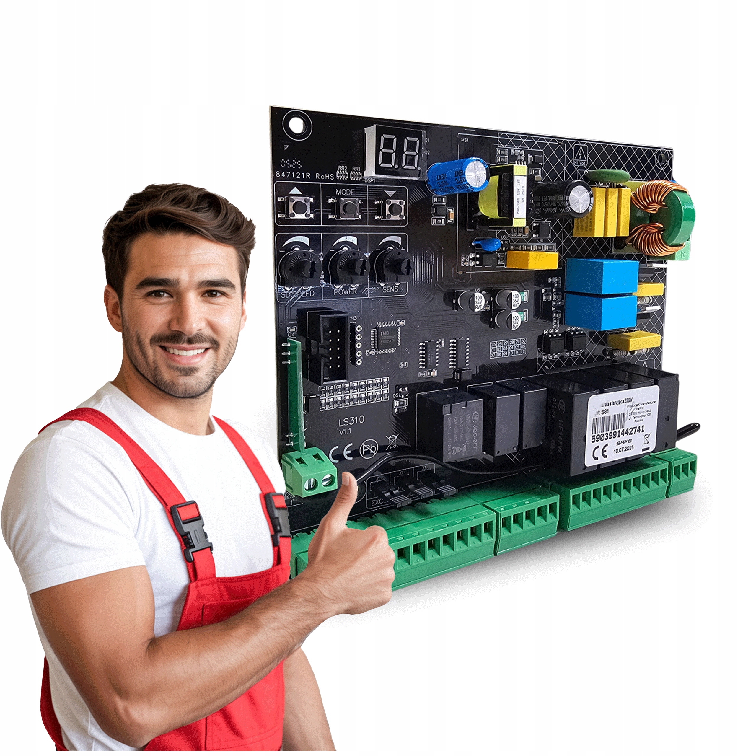 Řídicí jednotka pro Faac Bft ovladač 230V 414 pohonu křídlových vrat