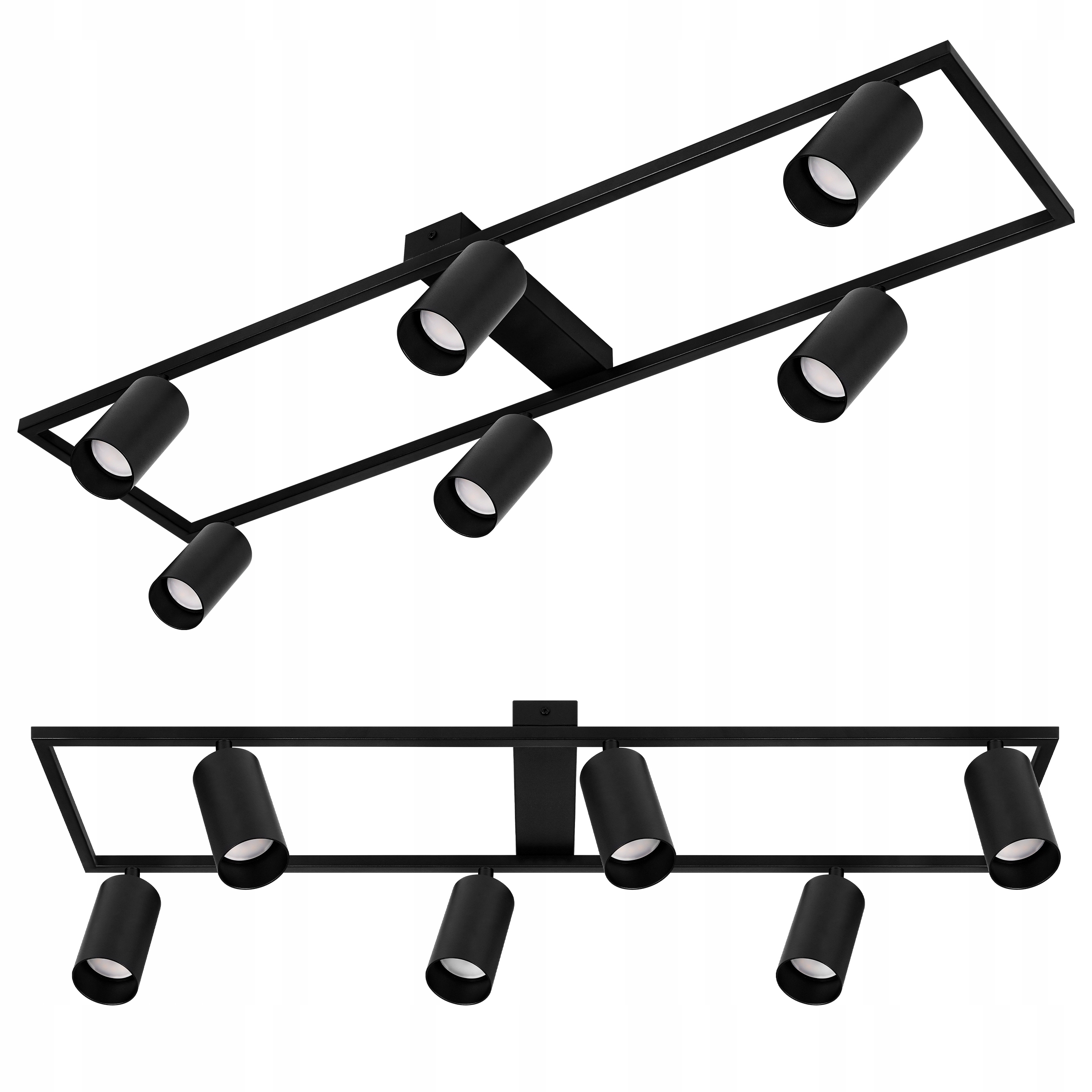 Lampa Sufitowa Oprawa Halogenowa wisząca Led 6x GU10 Ruchoma Kinkiet