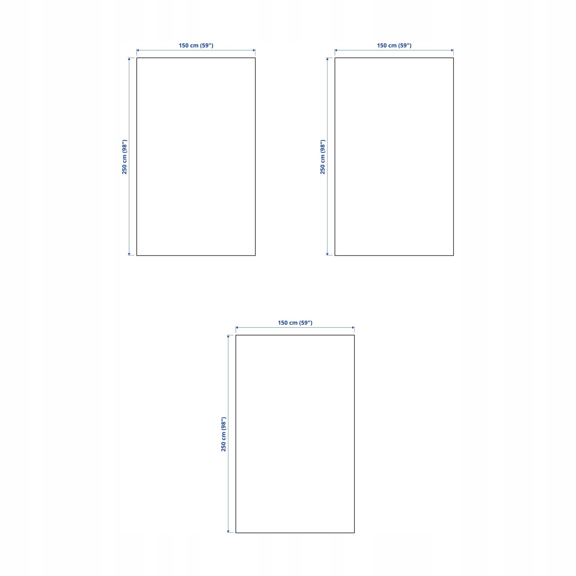 3 ks Přikrývka Indira Bavlna Nebělená 150 x 250 cm Útulná