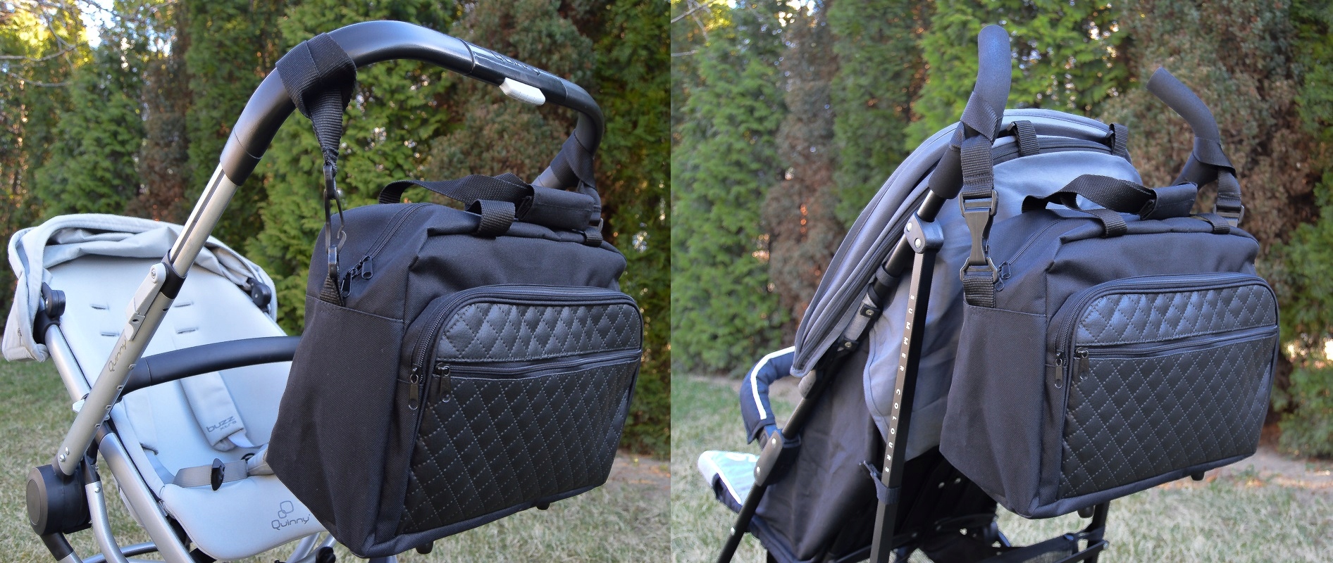 MOCNA POLSKA UNIWERSALNA TORBA DO WÓZKA Z PASKIEM Liczba komór 2