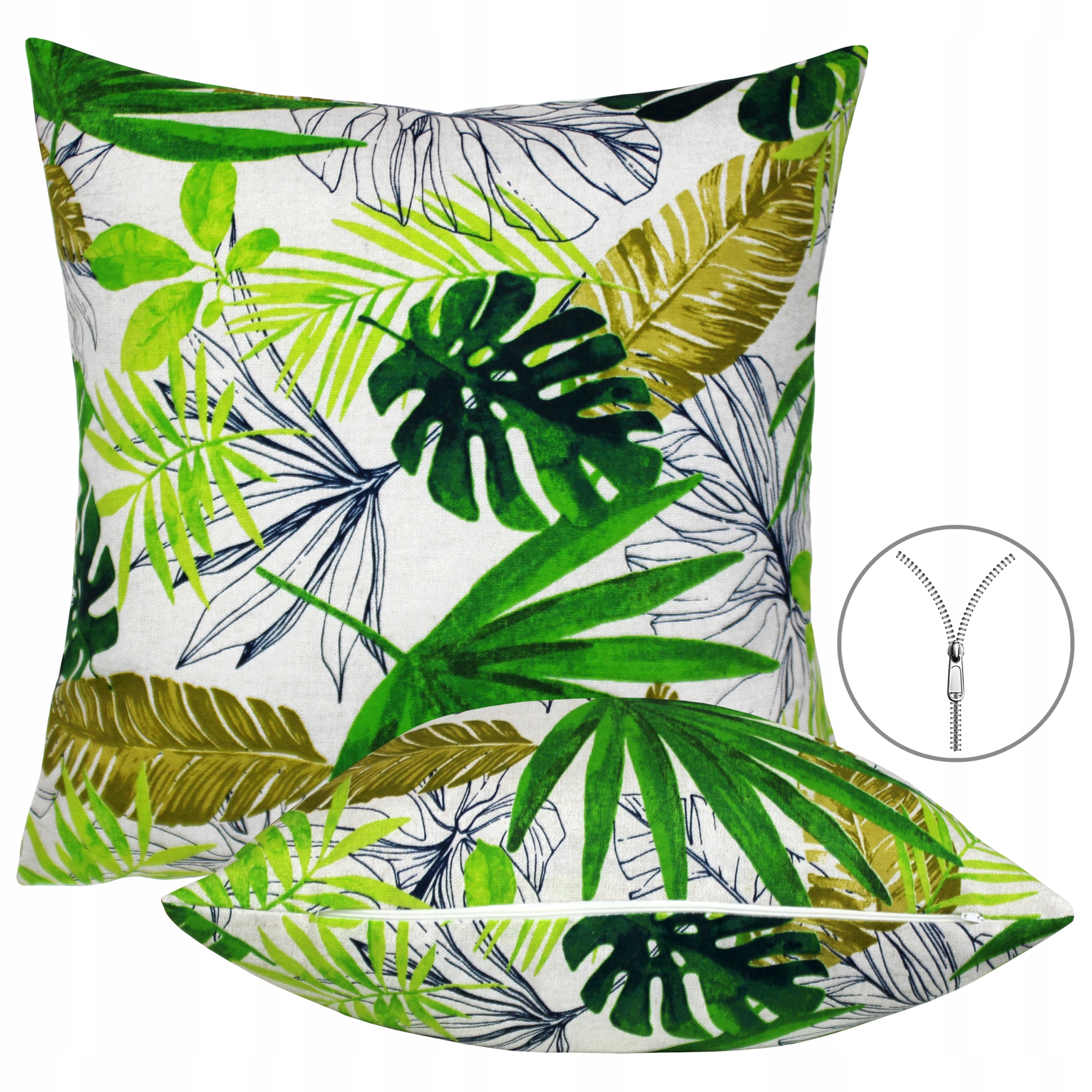 POSZEWKA NA PODUSZKĘ 45x45 Z ZAMKIEM JASIEK WZORY