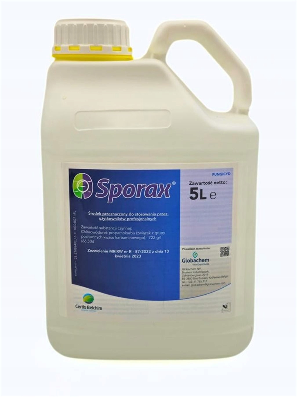 Sporax 5L Belchem Fungicyd Grzybobójczy Zaraza Ziemniaka