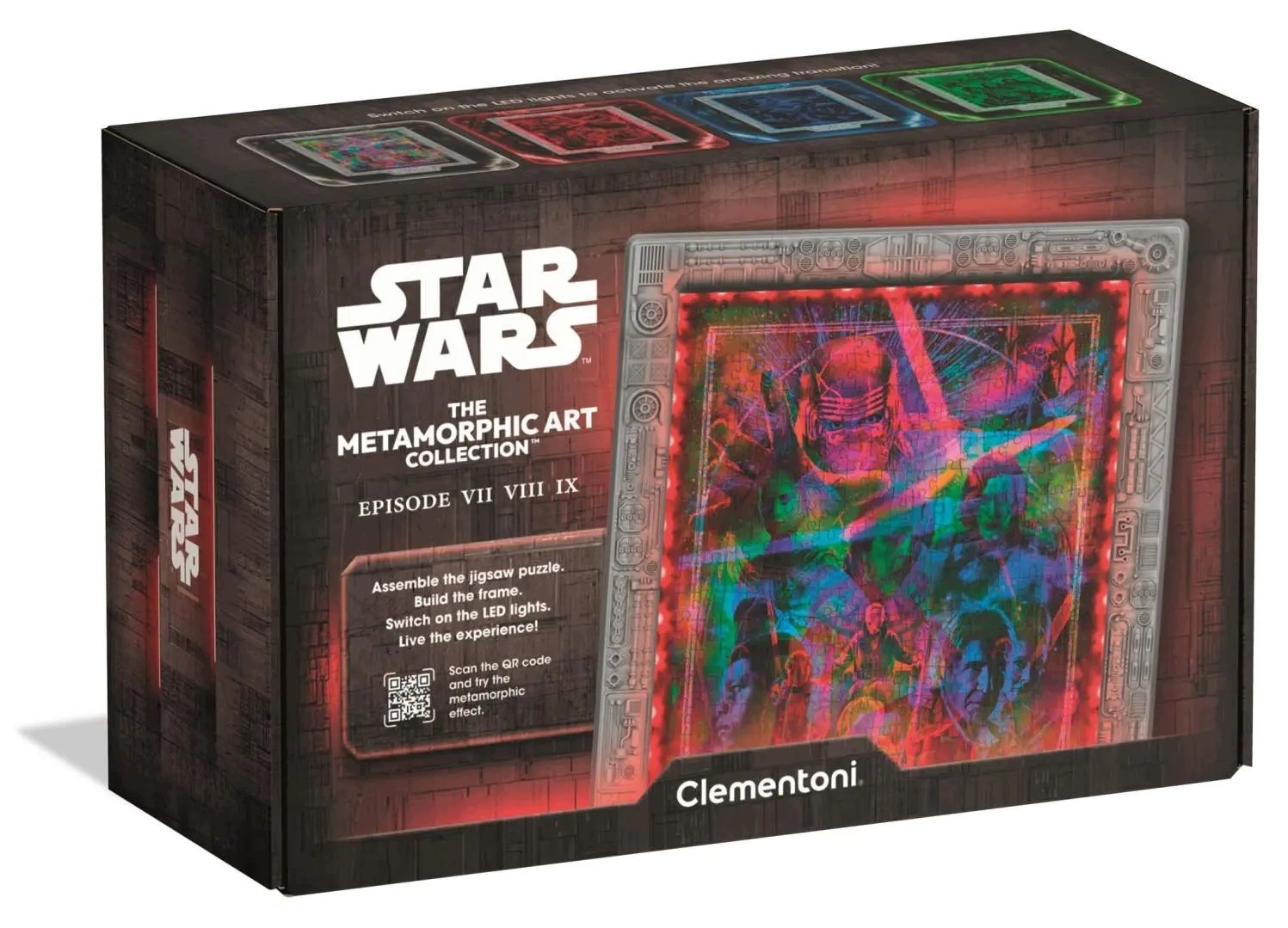 Clementoni Star Wars Puzzle Metamorphic Art ramka Led
