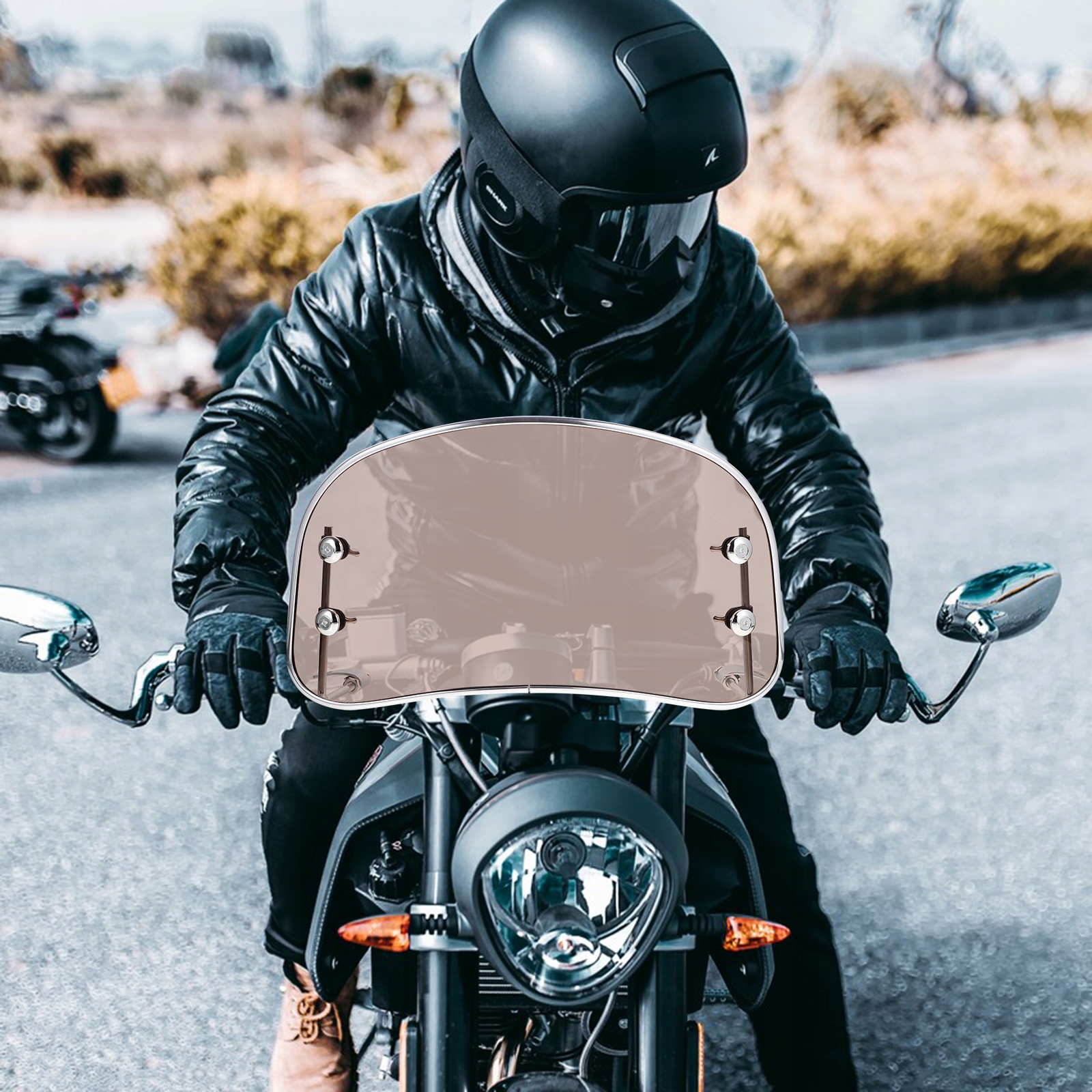 SZYBA PRZEDNIA DO AKCESORIÓW MOTOCYKLOWYCH Rodzaj inny