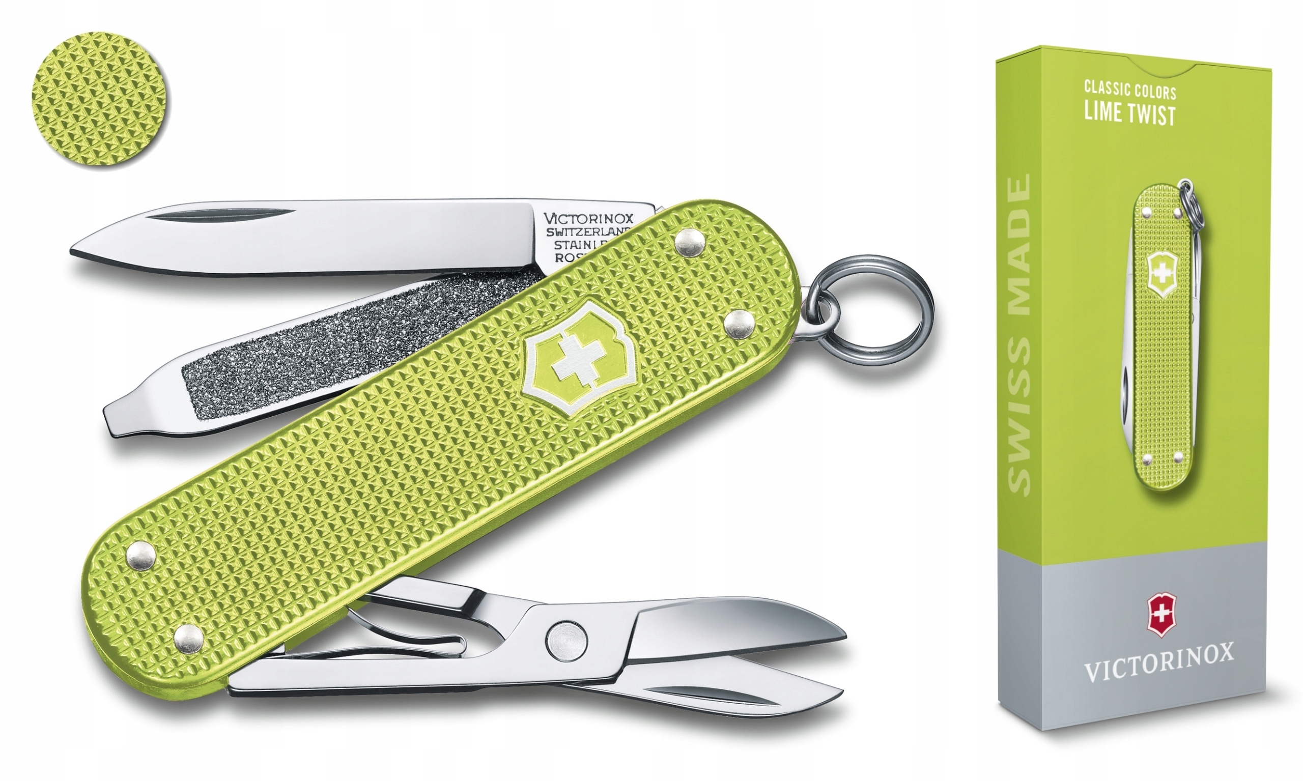 Victorinox 0.6221.241G, scyzoryk Classic Sd Alox, 58 mm, 5 funkcji, pudełko