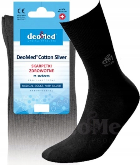 

Skarpety zdrowotne Cotton Silver 43-46, 3-PACK