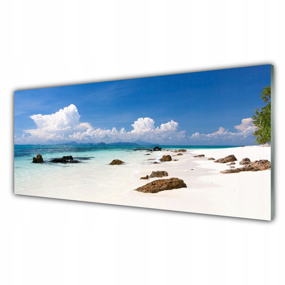 

Obraz akryl ścienny 125x50 Plaża Morze Krajobraz