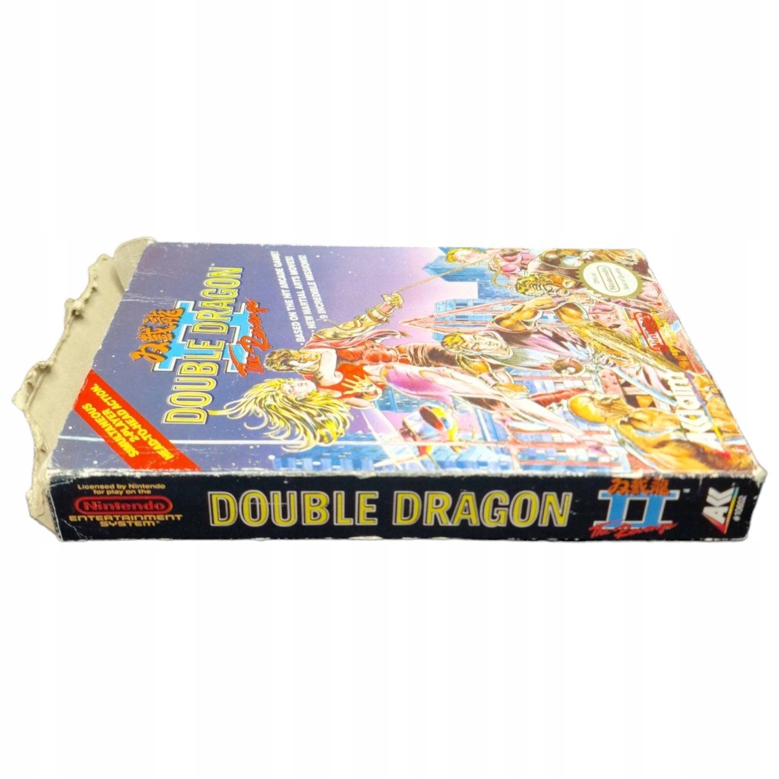 Gra Double Dragon II 2 / Nintendo NES / Komplet pudełko instrukcja i cover Minimalna liczba graczy 1