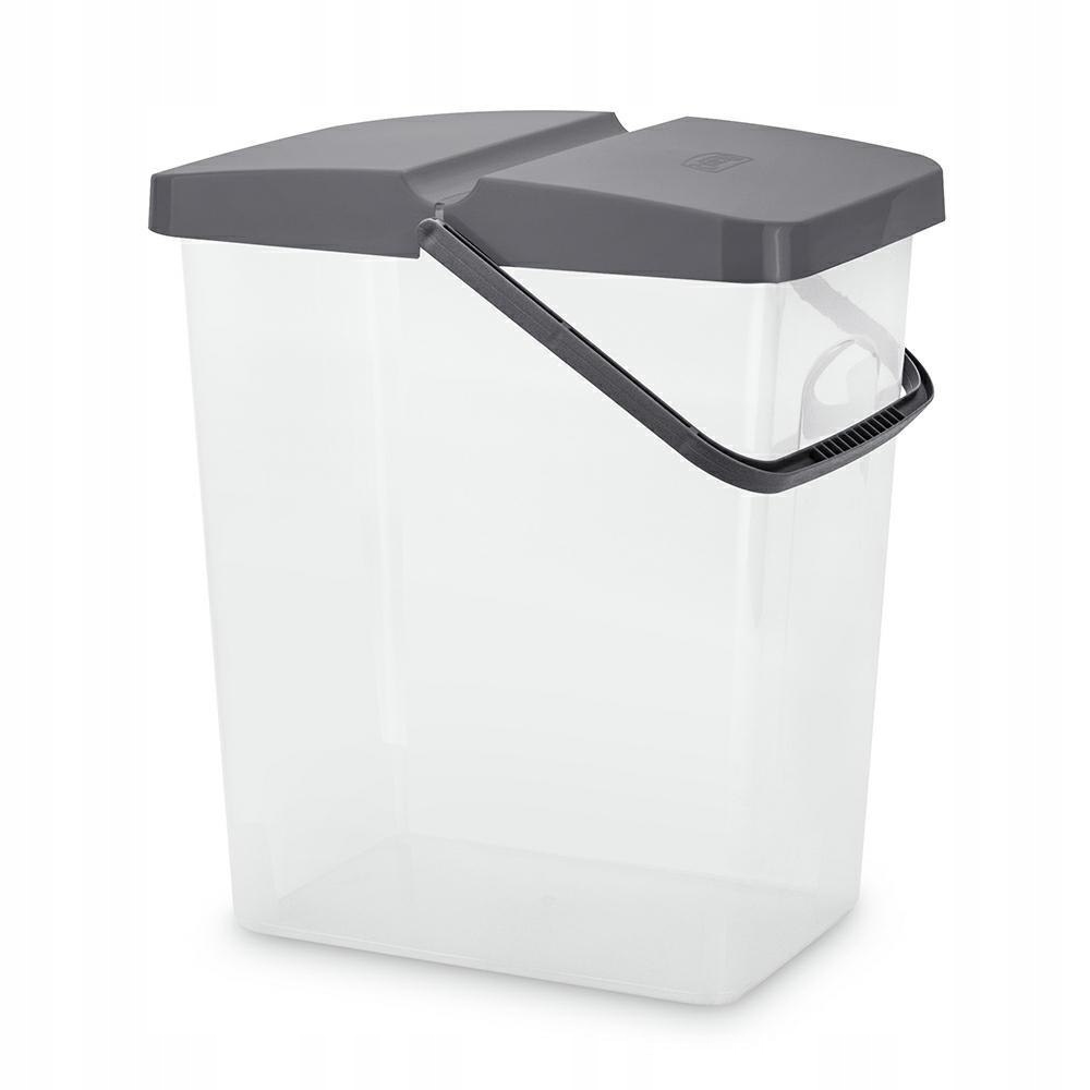 BRANQ POJEMNIK NA PROSZEK LUB KARMĘ 10l SZARY Kod producenta 1311-s