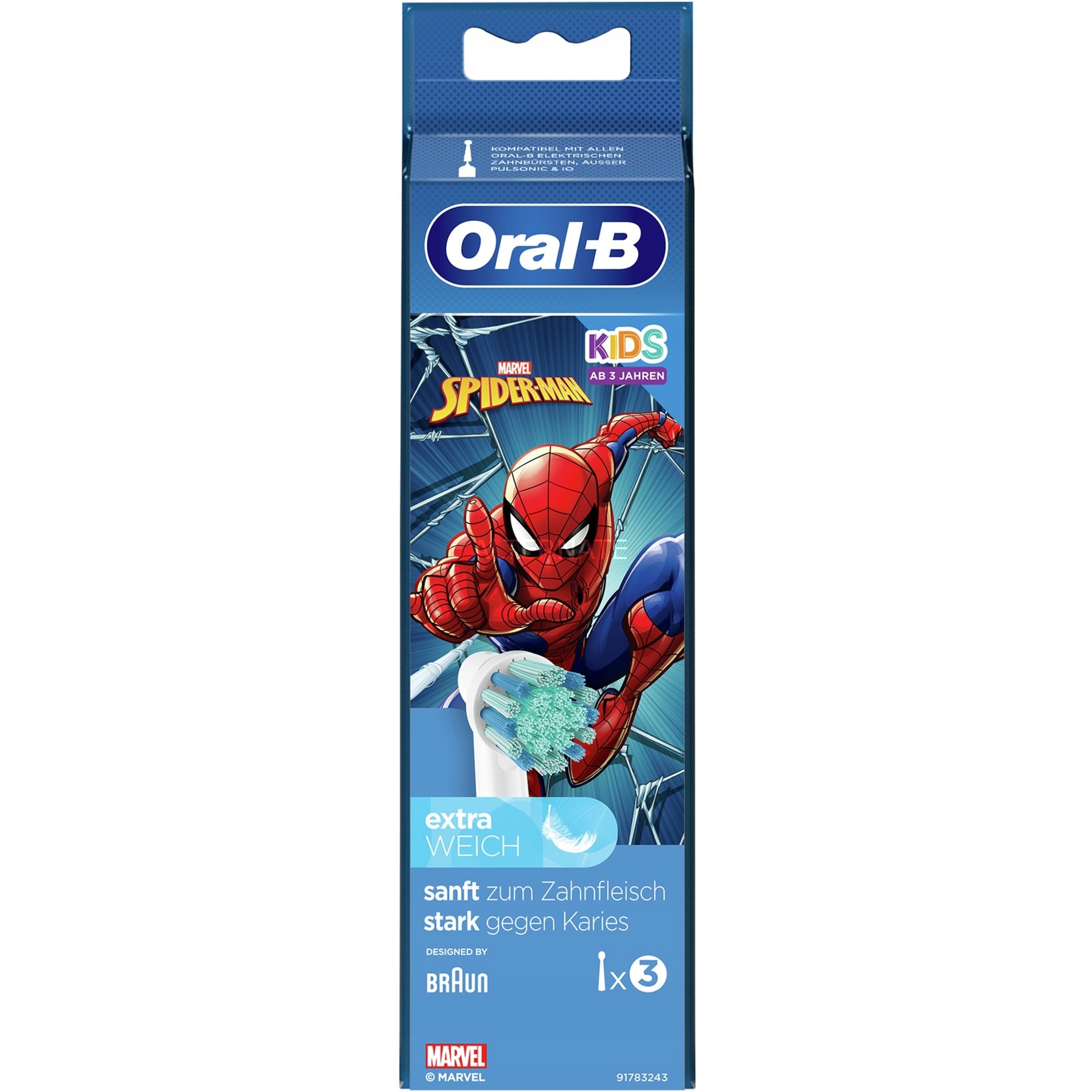 

Braun Oral B Stages Power Spiderman 3szt.