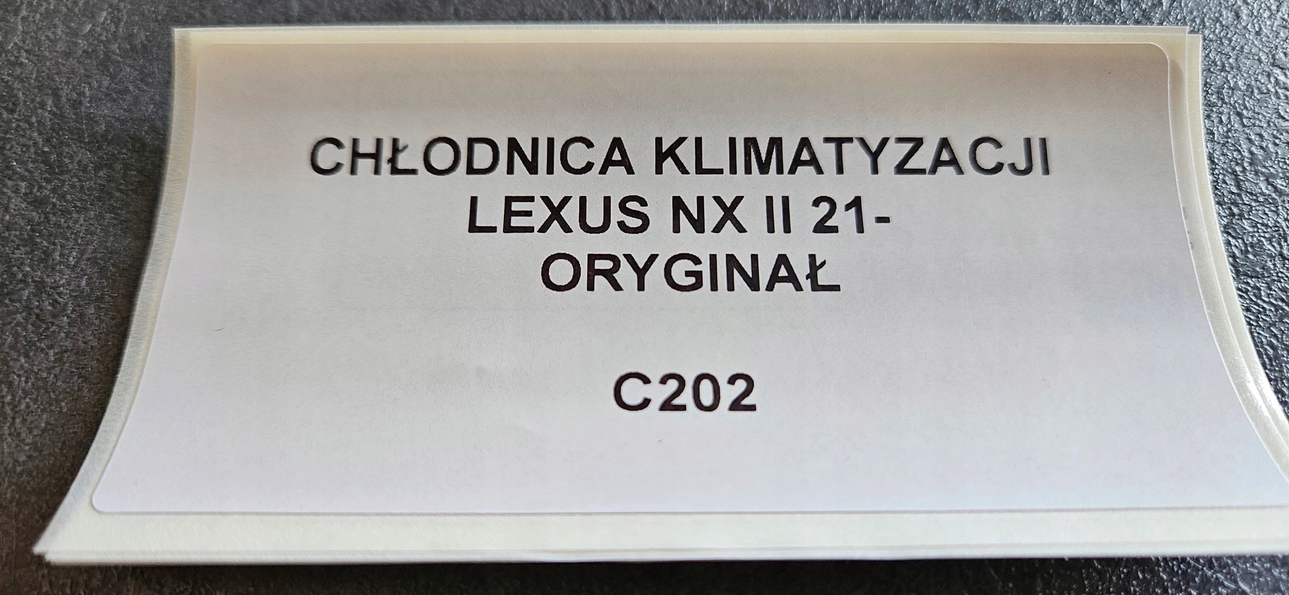 Radiateur climatisation LEXUS NX II 21- Original