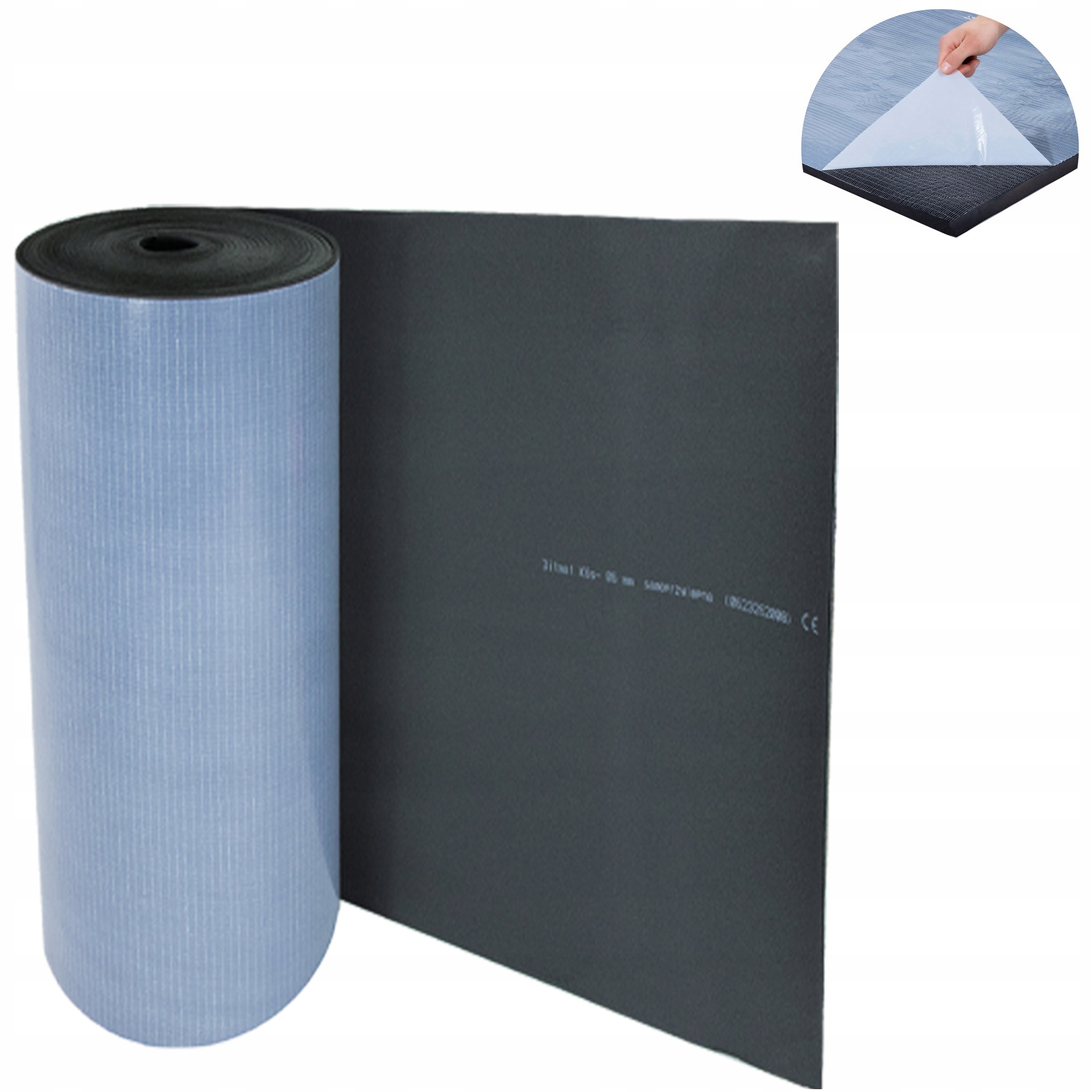 18m² 1 - K6s звукоізоляційний килимок водонепроникний самоклеючий 6 м