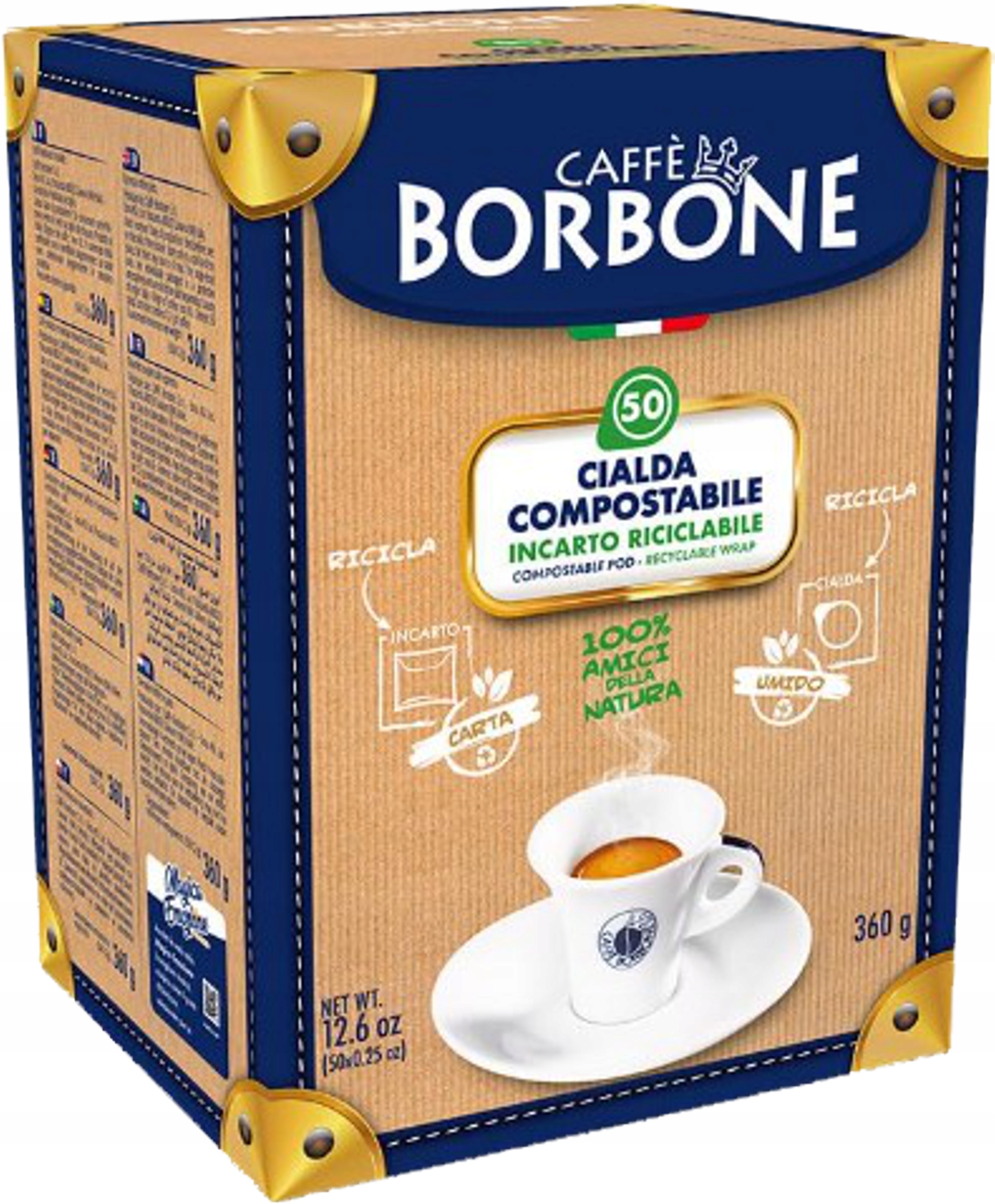 Caffe Borbone Káva v sáčcích Miscela Rossa 360g 50 kusů systém Ese