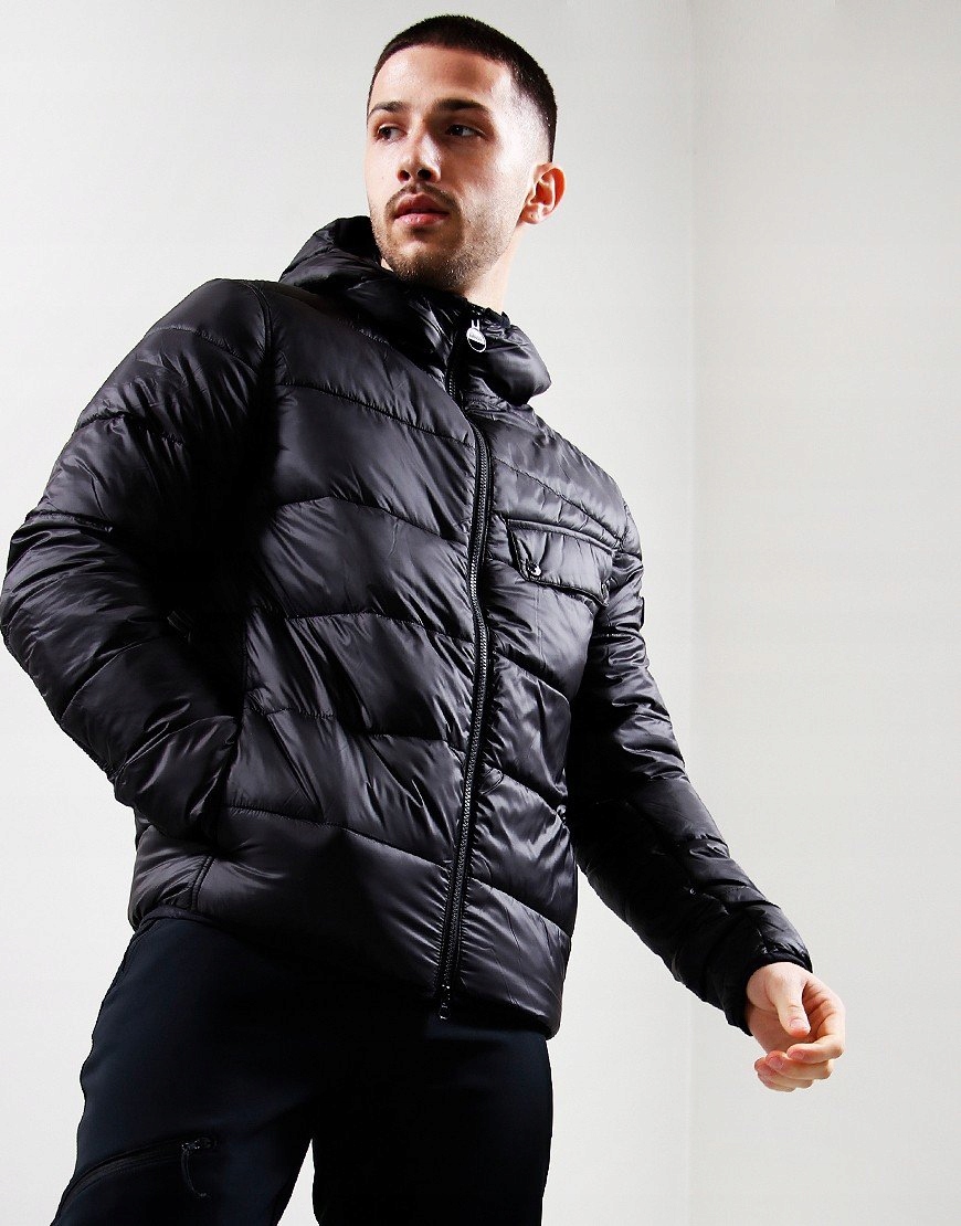 Outlet Barbour Internationale baffle vision v černé barvě