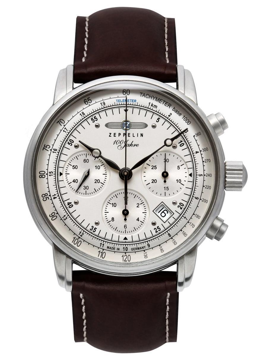 Nový Originální Pánské hodinky Zeppelin 100 Jahre 8618-1 Chronograf